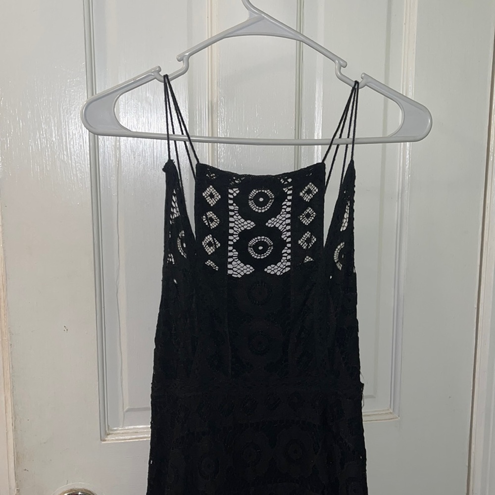 Free People black lace dress size 2 NWT
